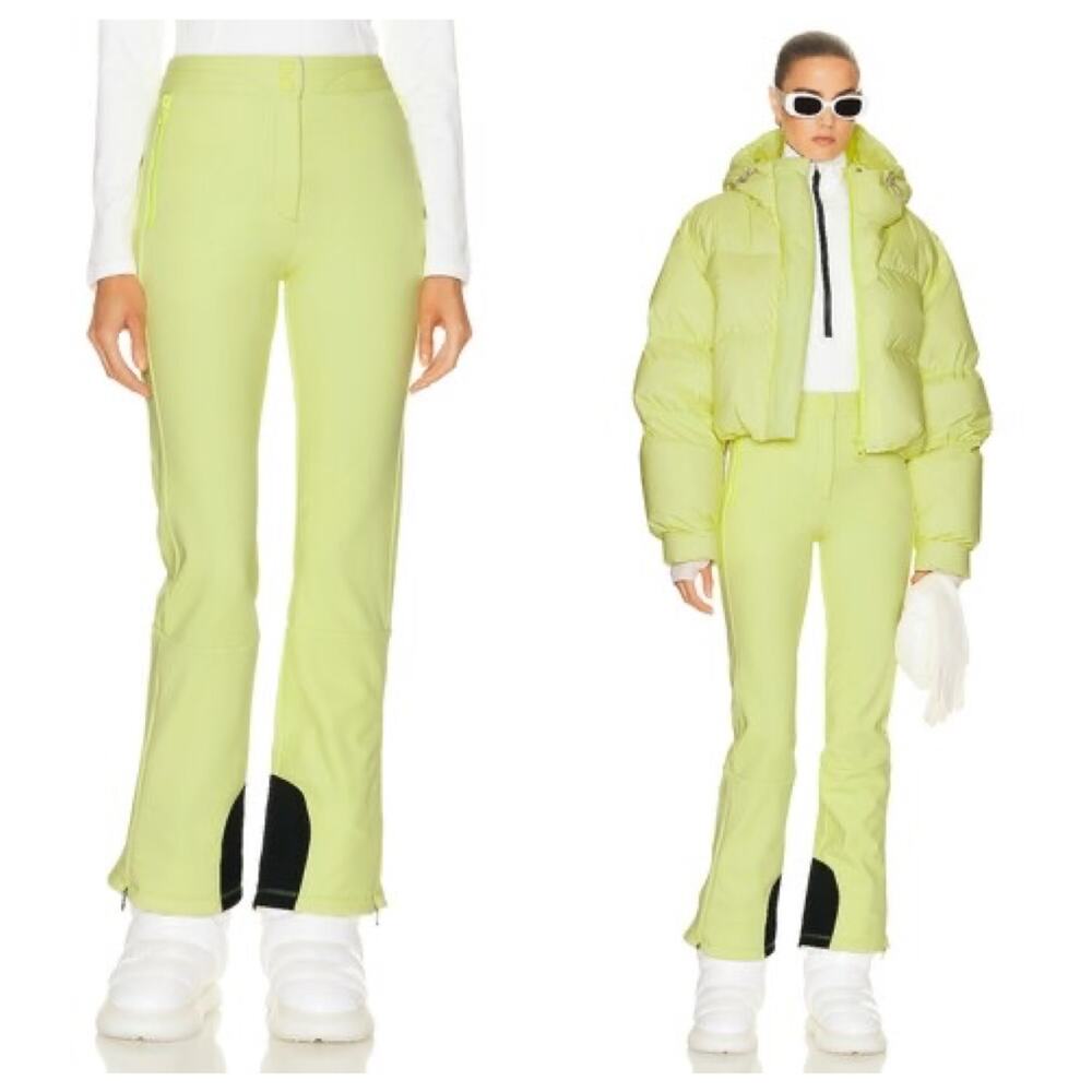Cordova Bormio Ski Pants Women’s S Neon Yellow Waterproof Stretch NWT